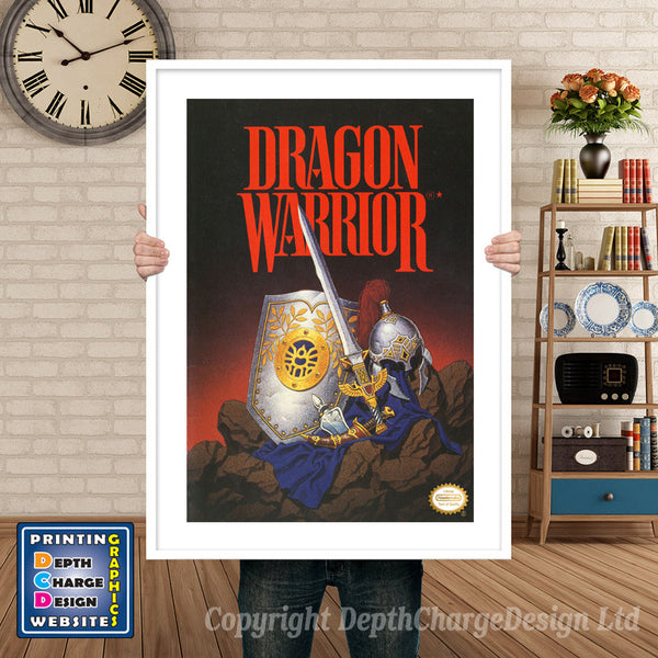 Nes_181_Dragonwarriorretailnesspine Super Nintendo Game Inspired Theme Retro