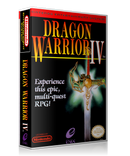 NES Dragon Warrior 4 Retail Game Cover To Fit A UGC Style Replacement Game Case