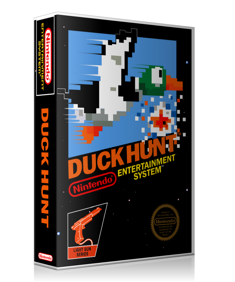 NES Duck Hunt Retail Game Cover To Fit A UGC Style Replacement Game Case