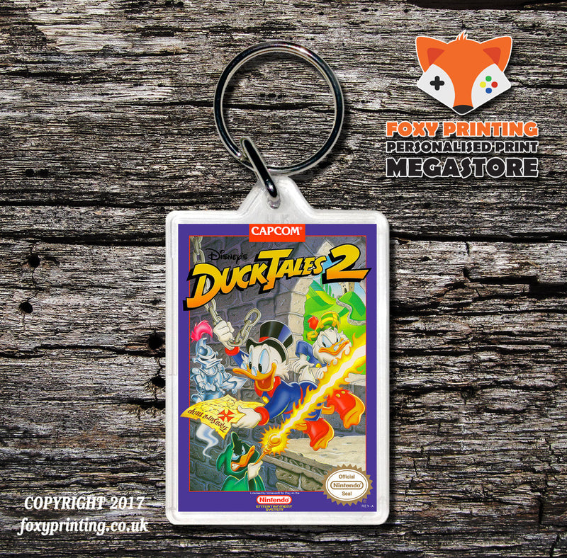 Nes 188 Ducktales2-Retail-Nesspine Game Inspired Retro Gaming Keyring