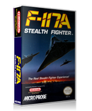 NES F 117A Stealth Fighter Retail Game Cover To Fit A UGC Style Replacement Game Case