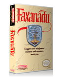 NES Faxanadu Retail Game Cover To Fit A UGC Style Replacement Game Case