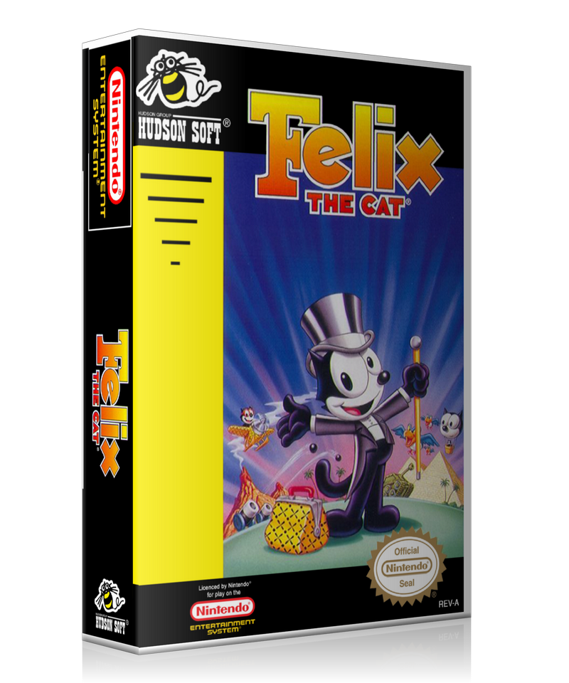 NES FELIX Retail Game Cover To Fit A UGC Style Replacement Game Case