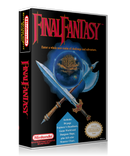 NES Final Fantasy Retail Game Cover To Fit A UGC Style Replacement Game Case