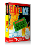 NES Fire N Ice Retail Game Cover To Fit A UGC Style Replacement Game Case