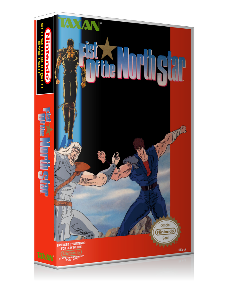 NES Fist Of The Northstar Retail Game Cover To Fit A UGC Style Replacement Game Case – Nintendo NES Case product image 1