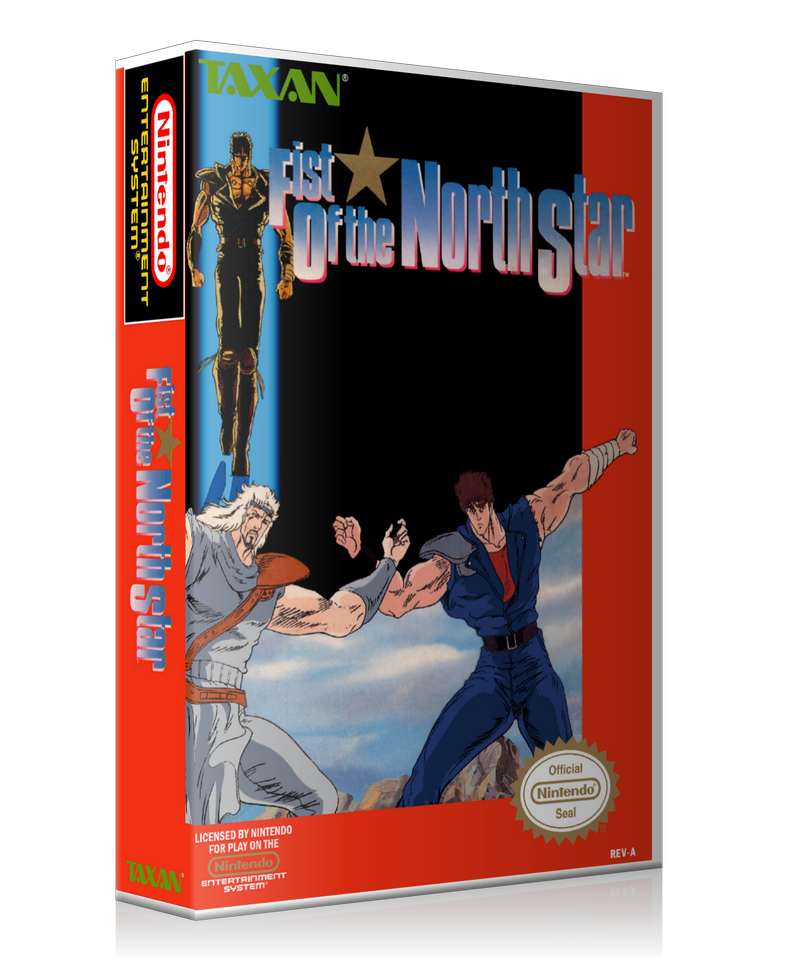 NES Fist Of The Northstar Retail Game Cover To Fit A UGC Style Replacement Game Case