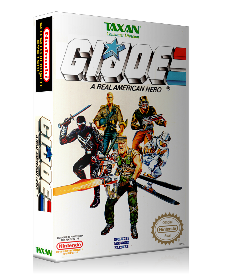 NES Gijoe Retail Game Cover To Fit A UGC Style Replacement Game Case
