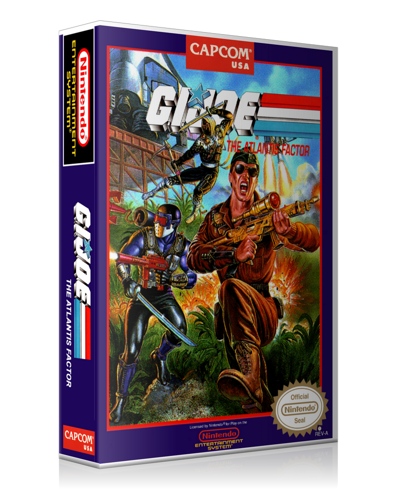 NES Gijoe 2 Retail Game Cover To Fit A UGC Style Replacement Game Case