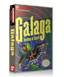 NES Galaga Retail Game Cover To Fit A UGC Style Replacement Game Case