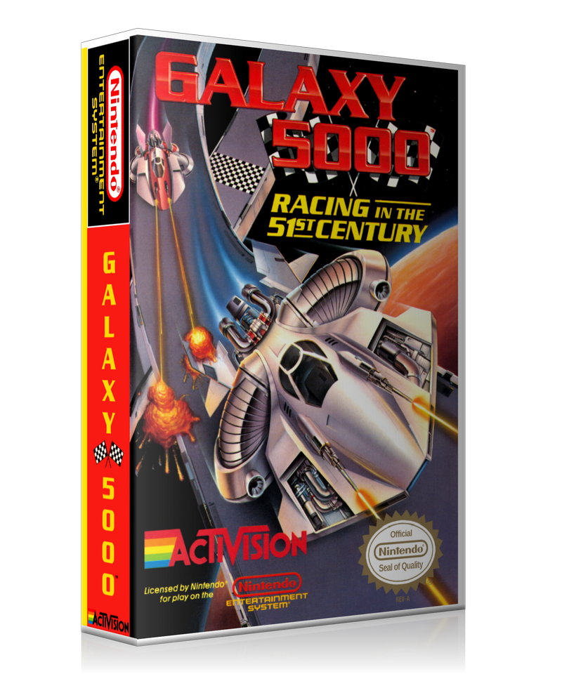 NES Galaxy 5000 Retail Game Cover To Fit A UGC Style Replacement Game Case