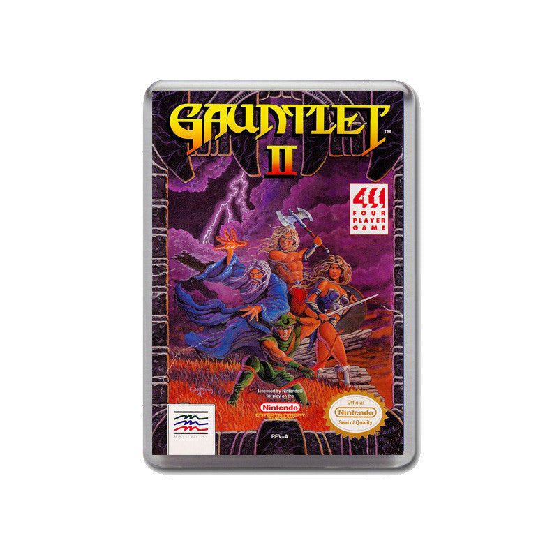 Gauntlet 2 Retail Nesspine - SNES GAME inspired Retro Gaming Magnet
