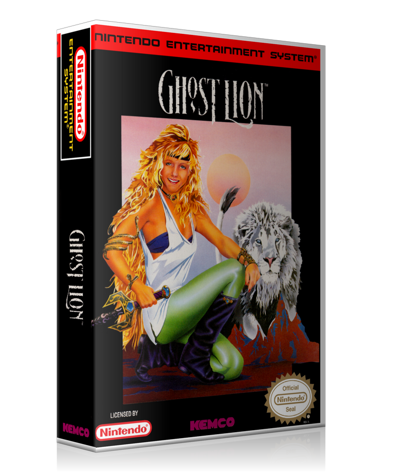 NES Ghostlion Retail Game Cover To Fit A UGC Style Replacement Game Case