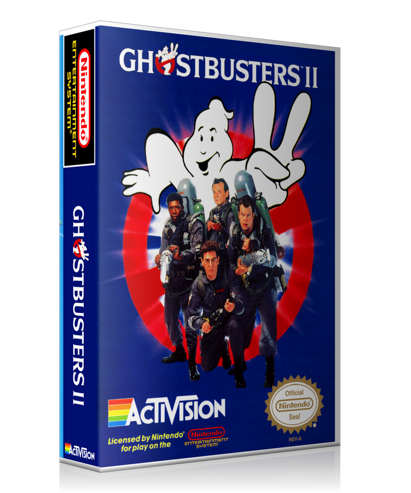 NES Ghostbusters 2 Retail Game Cover To Fit A UGC Style Replacement Game Case – Nintendo NES Case product image 1