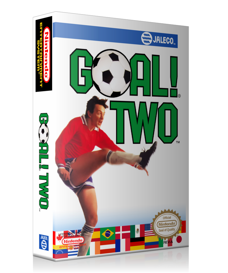 NES Goal Two Retail Game Cover To Fit A UGC Style Replacement Game Case – Nintendo NES Case product image 1
