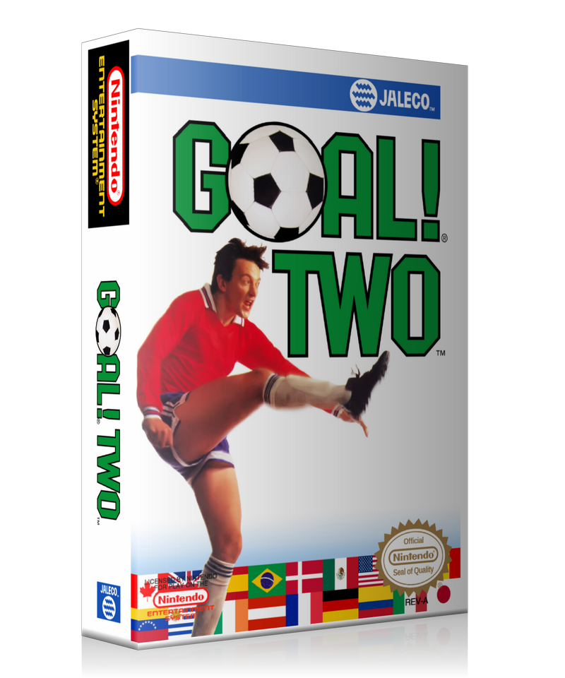 NES Goal Two Retail Game Cover To Fit A UGC Style Replacement Game Case