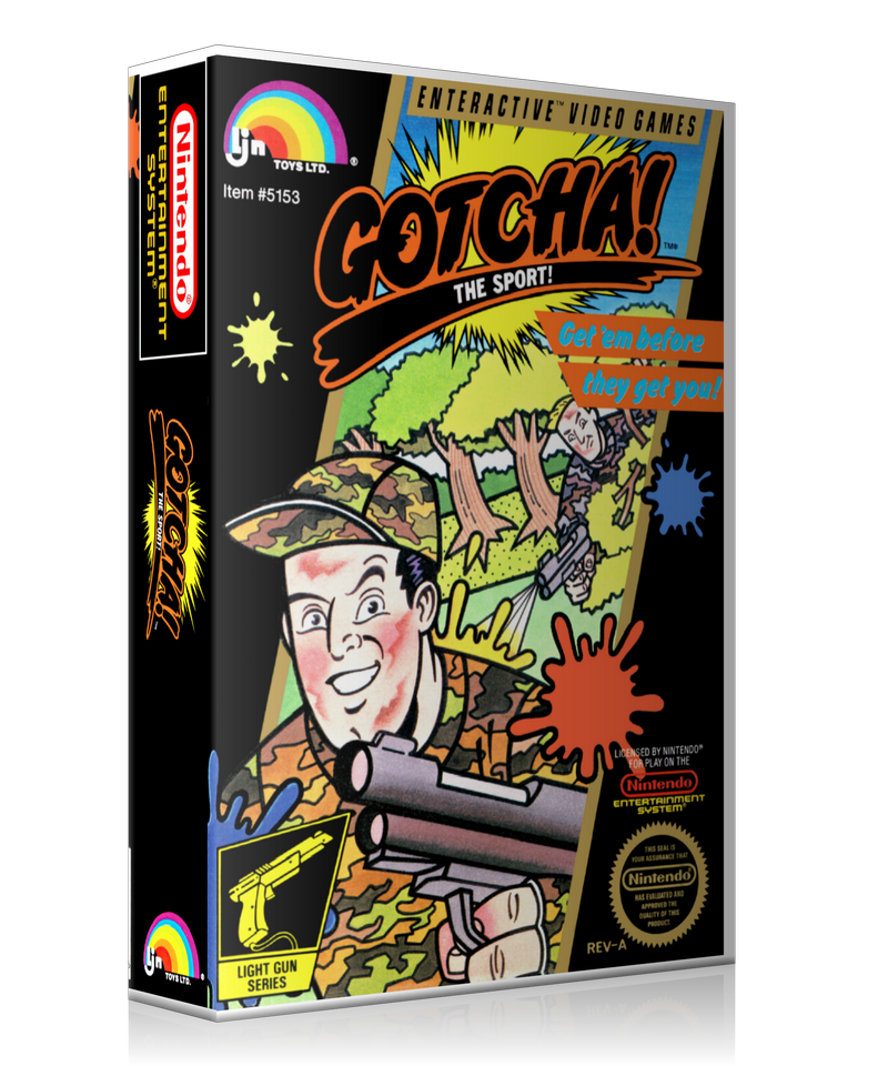 NES Gotcha! Retail Game Cover To Fit A UGC Style Replacement Game Case – Nintendo NES Case product image 1