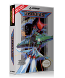 NES Gradius Retail Game Cover To Fit A UGC Style Replacement Game Case
