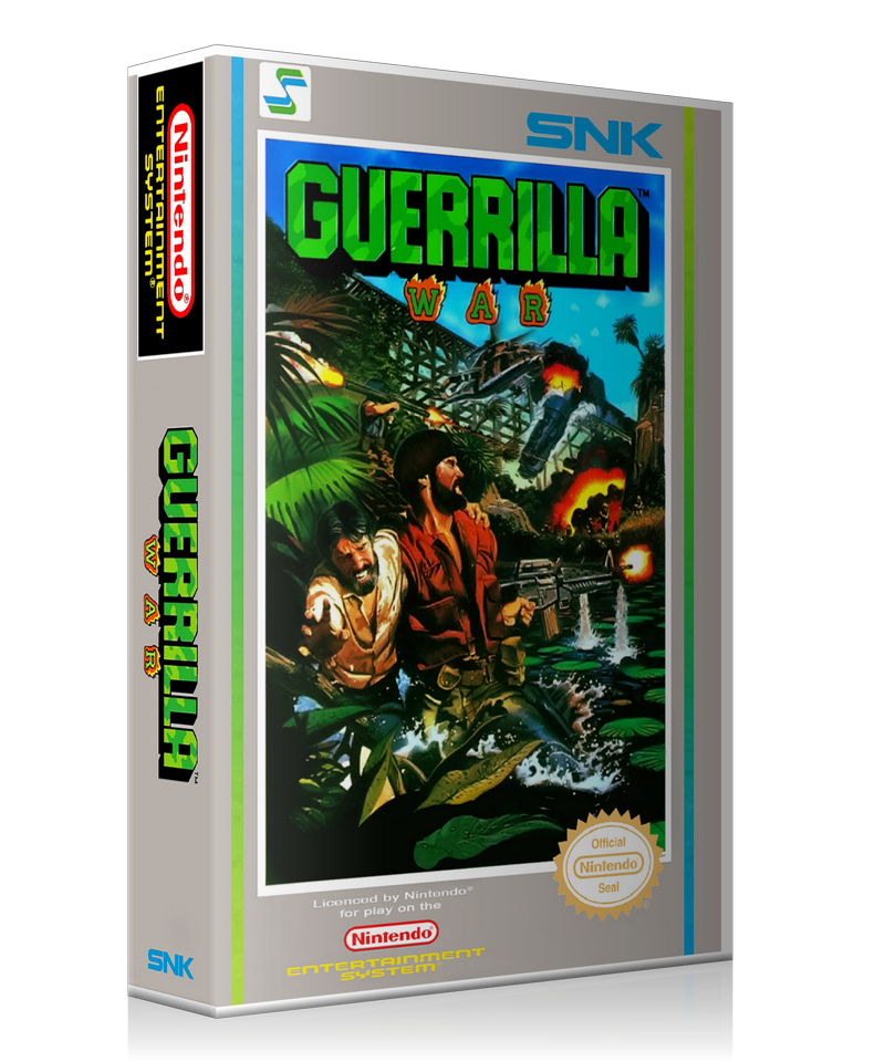 NES Guerilla War Retail Game Cover To Fit A UGC Style Replacement Game Case – Nintendo NES Case product image 1