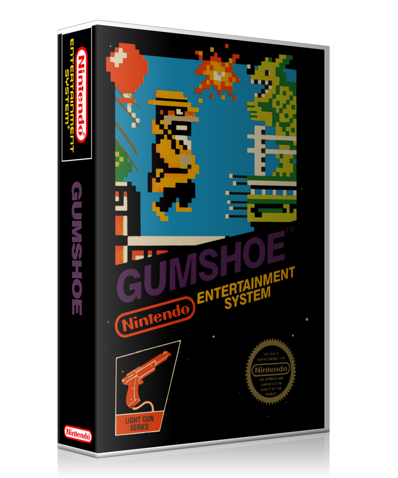 NES Gumshoe Retail Game Cover To Fit A UGC Style Replacement Game Case