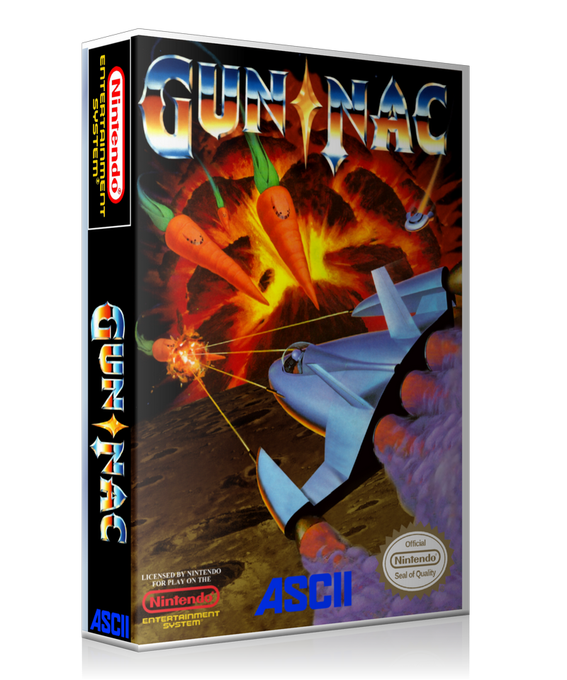 NES Gunnac Retail Game Cover To Fit A UGC Style Replacement Game Case