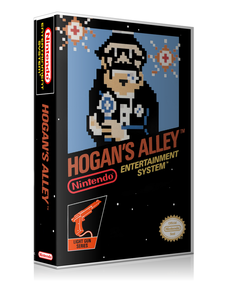 NES Hogan's Alley Retail Game Cover To Fit A UGC Style Replacement Game Case
