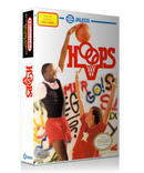 NES Hoops Retail Game Cover To Fit A UGC Style Replacement Game Case