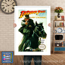 Nes_278_Indianajonesandthelastcrusadetaitoretailnesspine Super Nintendo GAME INSPIRED THEME Retro Gaming Poster A4 A3 A2 Or A1