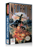 NES Infiltrator Retail Game Cover To Fit A UGC Style Replacement Game Case