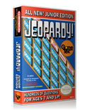 NES Jeopardy! Jr. Retail Game Cover To Fit A UGC Style Replacement Game Case