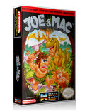 NES Joe And Mac Retail Game Cover To Fit A UGC Style Replacement Game Case