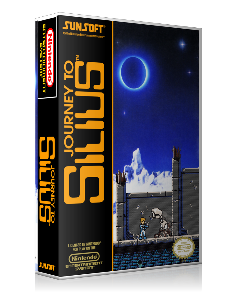 NES Journey To Silius Retail Game Cover To Fit A UGC Style Replacement Game Case
