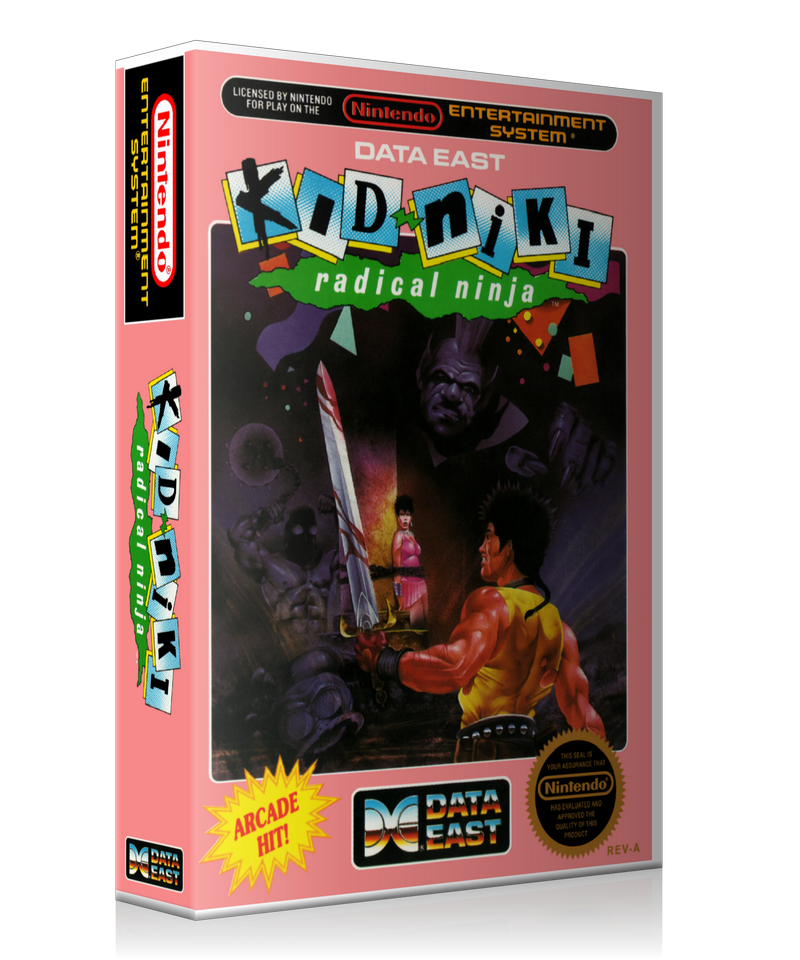 NES Kid Niki Retail Game Cover To Fit A UGC Style Replacement Game Case