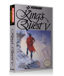 NES King's Quest 5 Retail Game Cover To Fit A UGC Style Replacement Game Case