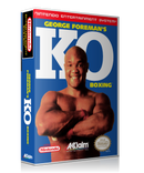 NES KO Boxing George Forman 3D Boxes Case Or Cover