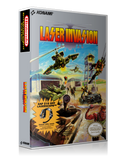 NES Laser Invasion Retail Game Cover To Fit A UGC Style Replacement Game Case