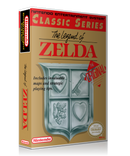 NES Legend Of Zelda Grey Retail Game Cover To Fit A UGC Style Replacement Game Case