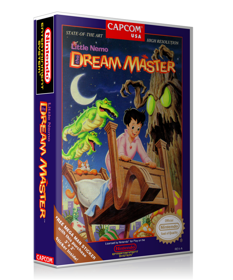 NES Little Nemo The Dreammaster Retail Game Cover To Fit A UGC Style Replacement Game Case