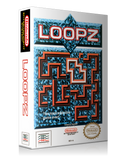 NES Loopz Retail Game Cover To Fit A UGC Style Replacement Game Case