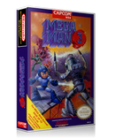 NES Mega Man 3 Retail Game Cover To Fit A UGC Style Replacement Game Case