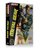 NES Metal Gear Retail Game Cover To Fit A UGC Style Replacement Game Case