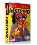 NES Metroid Classic Series Retail Game Cover To Fit A UGC Style Replacement Game Case