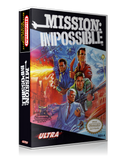 NES Mission Impossible Retail Game Cover To Fit A UGC Style Replacement Game Case