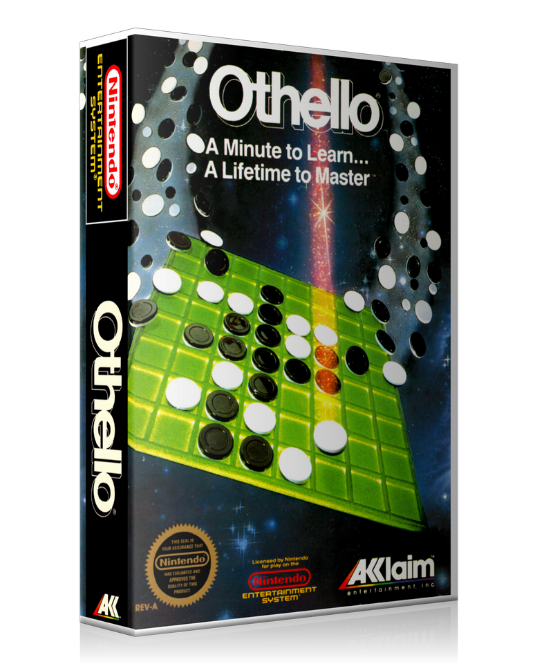 NES Othello Retail Game Cover To Fit A UGC Style Replacement Game Case