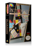NES Pictionary Retail Game Cover To Fit A UGC Style Replacement Game Case
