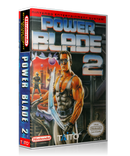 NES Power Blade 2 Retail Game Cover To Fit A UGC Style Replacement Game Case