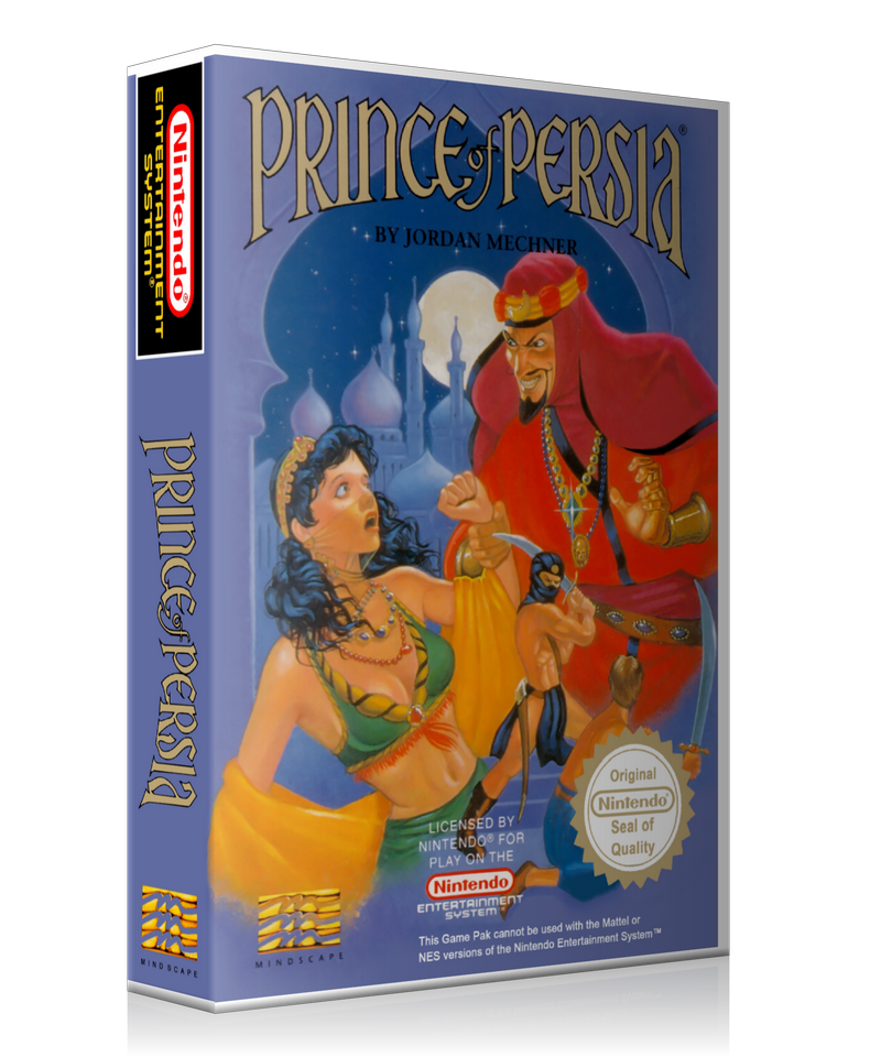 NES Prince Of Persia 3D Boxes Case Or Cover