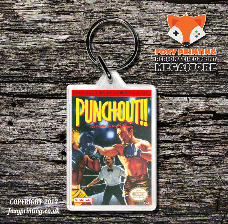Nes 441 Punchout-Retail-Nesspine Game Inspired Retro Gaming Keyring