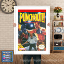 Nes_441_Punchoutretailnesspine Super Nintendo GAME INSPIRED THEME Retro Gaming Poster A4 A3 A2 Or A1
