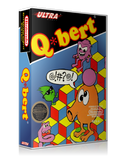 NES Q Bert Retail Game Cover To Fit A UGC Style Replacement Game Case